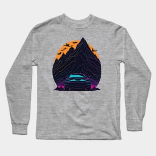 neon car Long Sleeve T-Shirt